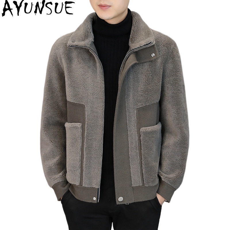 Warm Winter Clothing - AYUNSUE Winter 100% Wool Coats for