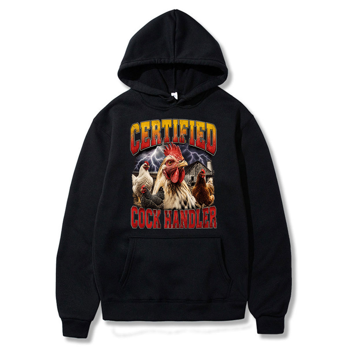 Certified Cock Handler Funny M - Winter Clothing Meme recension och pris