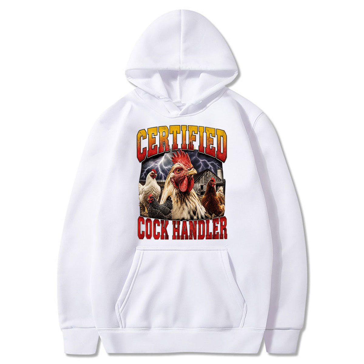 Certified Cock Handler Funny M - Winter Clothing Meme recension och pris
