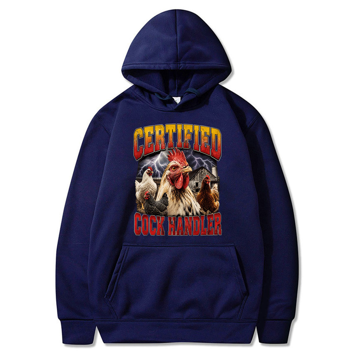 Certified Cock Handler Funny M - Winter Clothing Meme recension och pris
