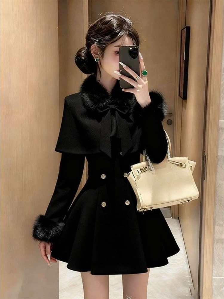 French Elegant Vintage Woolen  - Winter Clothing Trends 2025 recension och pris