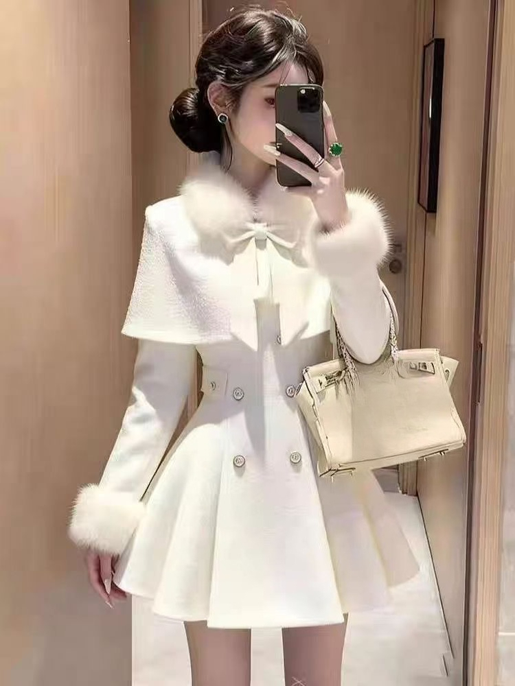 French Elegant Vintage Woolen  - Winter Clothing Trends 2025 recension och pris