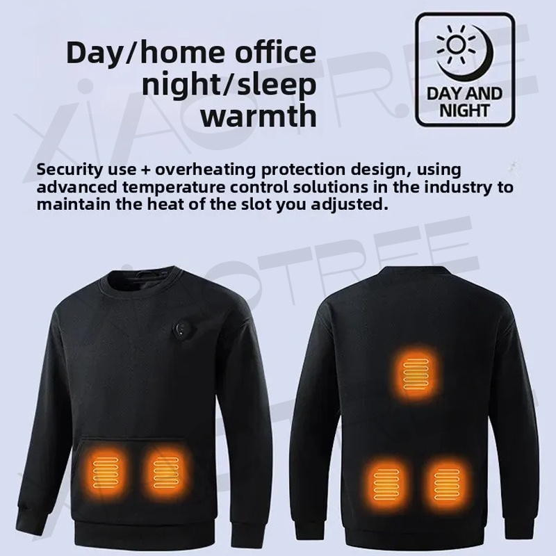 New USB Heated Hoodie, Men's F - Warm Winter Clothing recension och pris