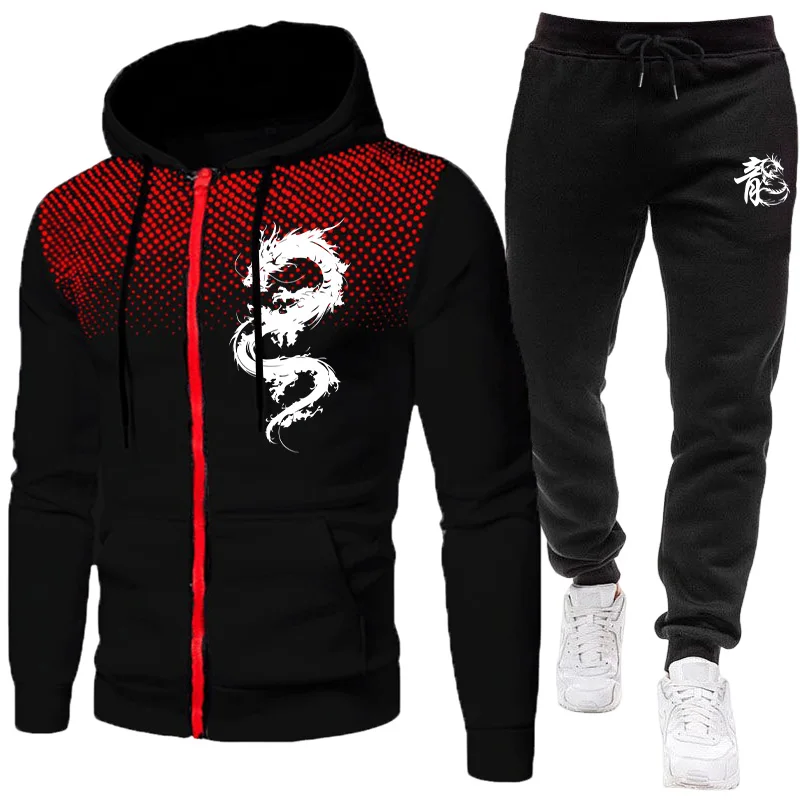 Men's Paris Dragon Pattern Fas - Warm Winter Clothing recension och pris