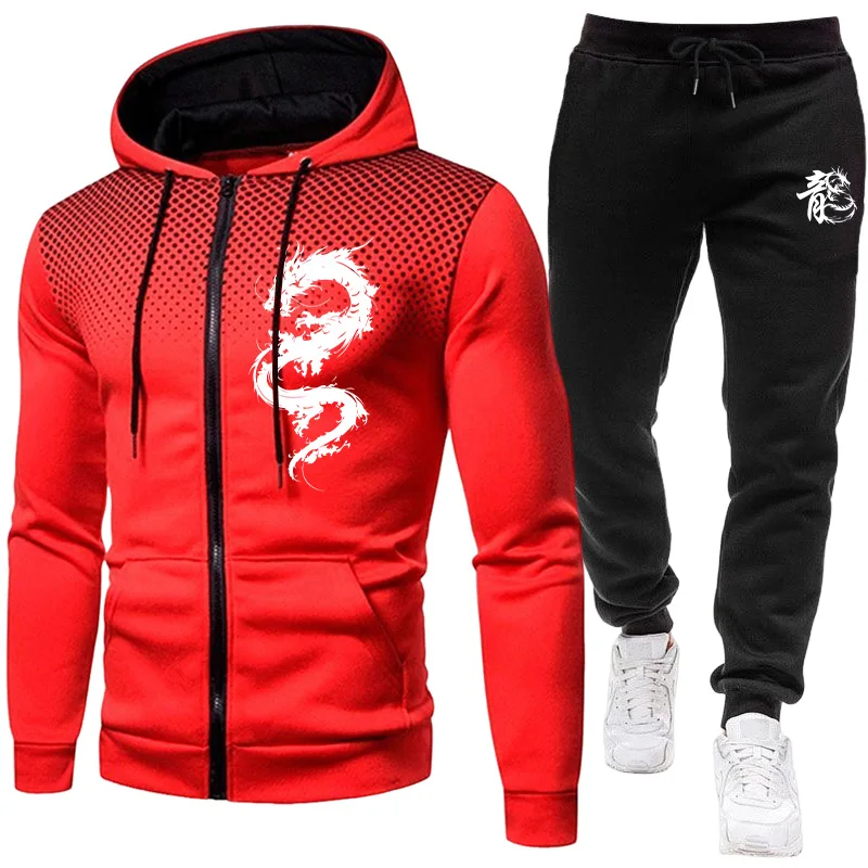 Men's Paris Dragon Pattern Fas - Warm Winter Clothing recension och pris