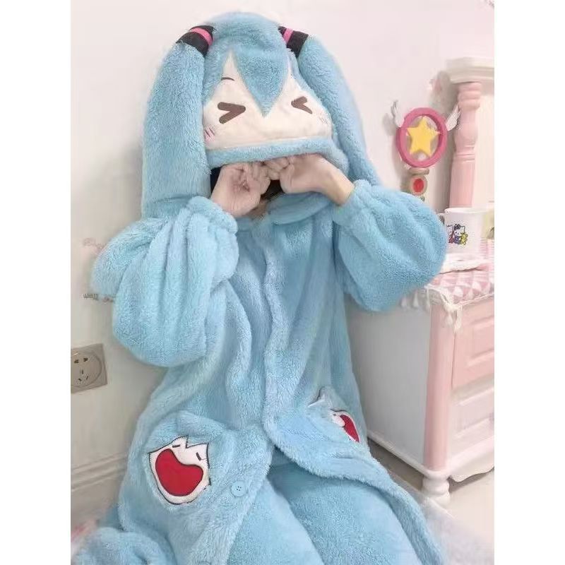 Miku Anime Pajamas Cute Winter - Warm Winter Clothing recension och pris