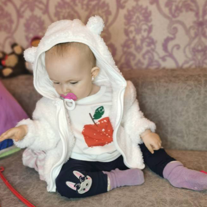 Children Flannel Jacket Autumn - Winter Clothing 1 Year Old recension och pris