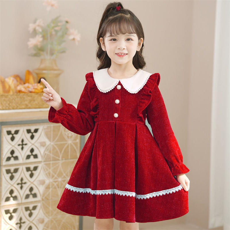 Baby Girls Sweet Dresses 2024  - Winter Clothing 1 Year Old recension och pris